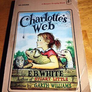 Charlotte's Web J55 1980 softback. SHIPS FREE